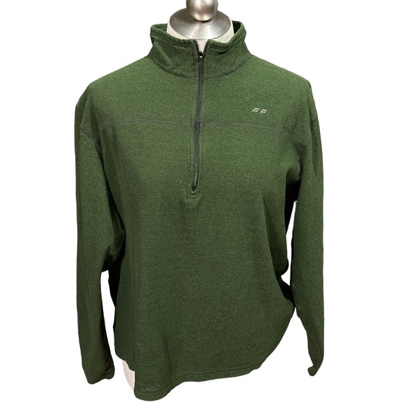 KOPPEN 1/4 Zip‎ Green LS Pullover Women’s Large EUC - Picture 4 of 4